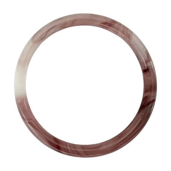 🆕Purple Jade Glass Bangle Bracelet - Picture 2 of 5